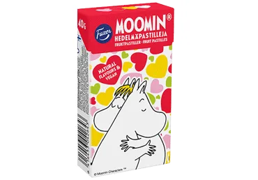 Želejas konfektes Moomin FAZER ar augļu garšu 40g