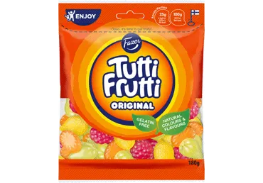 Kummikommid Tutti-Frutti FAZER 180g