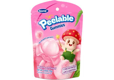 Kummikommid virsiku maits. Qlove 75g