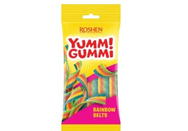 Kummikommid Yummi Gummi Sour Belts 70g