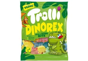 Kummikompv. Dinorex TROLLI 100g