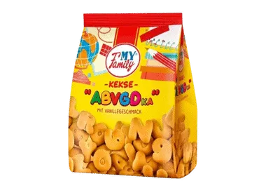Küpsis vanilli ABVGDka My Family 250g