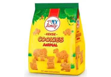 Küpsis vanilli Animal My Family 250g