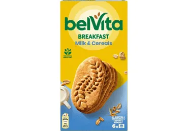 Küpsis.5-teravilja ja piima.BELVITA6x50g