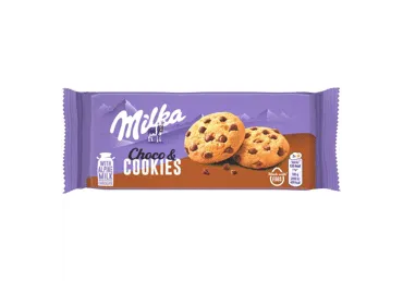Cepumi MILKA Choco ar šokolādes gabaliņiem 135g