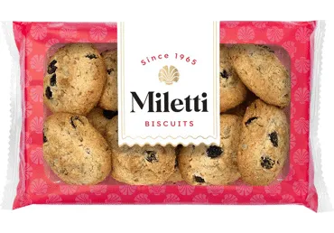 Cepumi ar riekstiem rozīnēm MILETTI 260g