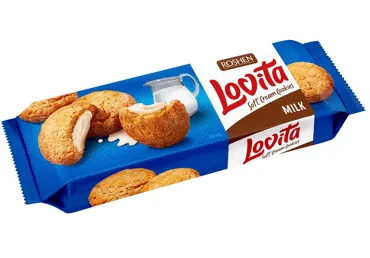 Küpsised piimakreem.ROSHEN Lovita 127g