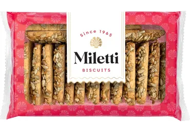 Cepumi ar saulespuķu sēklām MILETTI 300g