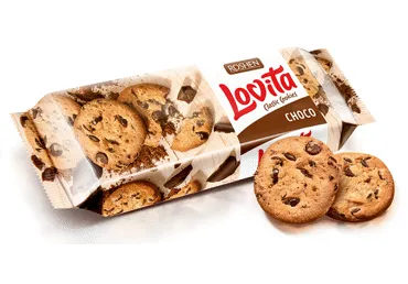 Küpsis.šokol.tükk.Lovita ROSHEN150g