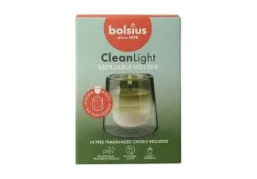 Aromātiska svece glāzē komplekts BOLSIUS Gardenia Fig