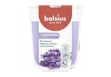 Aromātiska svece glāzē BOLSIUS Lavanda 10x8,5cm