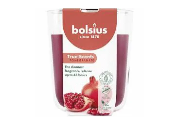 Aromātiska svece glāzē BOLSIUS Pomegranate 10x8,5cm