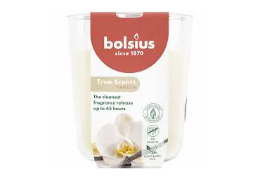 Aromātiska svece glāzē BOLSIUS Vanilla 10x8,5cm