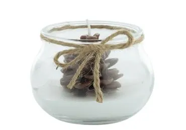 Svece stikla trauciņā ELEMENTS SENSE