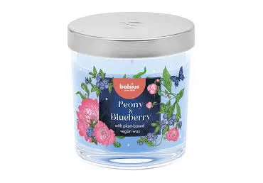 Küünal klaasis Peony&Blueberry