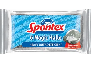 Švammes ar ziepēm SPONTEX Hallo 6gab.