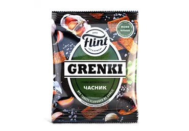 Grauzdiņi FLINT ar ķiploku garšu 80g