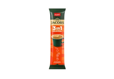 Šķīstošās kafijas dzēriens 3in1 JACOBS 12,6g