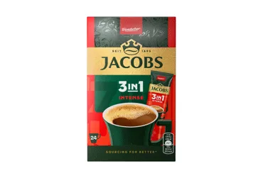 Lahustuv kohvijook JACOBS 3in1 Intense ,24x 11,1g