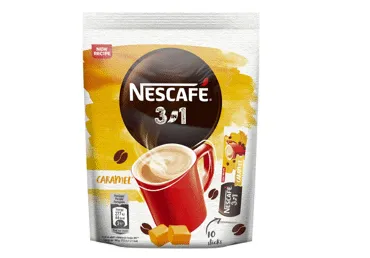 Šķīstošās kafijas dzēriens 3in1 NESCAFE Caramel 10x16g