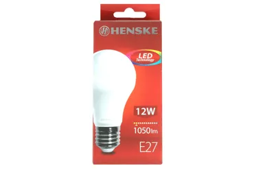 LED lamp A60,E27,12W,1050lm HENSKE