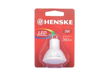 LED pirn GU10 2.7W 260lm HENSKE