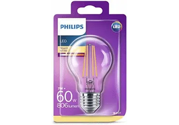 LED pirn PHILIPS A60 7.5W E27 806lm