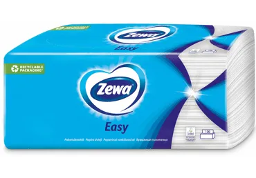 Lehträtik ZEWA Easy valge 2kih,120tk