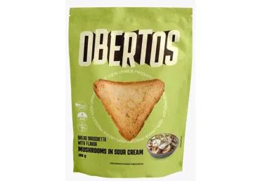 Leivakrõpsud seentega hapuk.Obertos 100g
