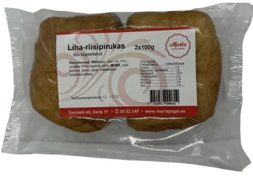 Liha-riisipirukas MARTA PAGAR 2x100g