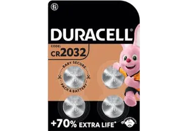 Liitium patarei DURACELL CR2032 4B 3V