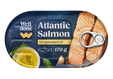 Laša fileja eļļā WELL DONE 170g