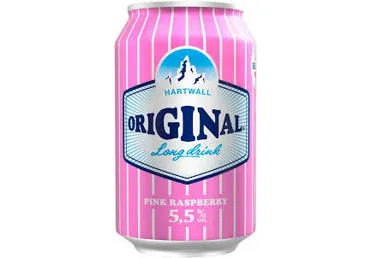 Long Drink HARTWALL Pink Rasp. 5.5%330ml