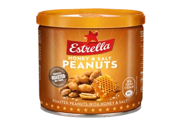 Zemesrieksti Estrella sālīti ar medu 140g