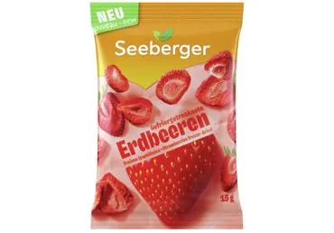 Maasikad külmkuivatatud SEEBERGER 15g