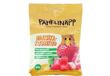 Maasikakuubikud PÄHKLINÄPP 85g