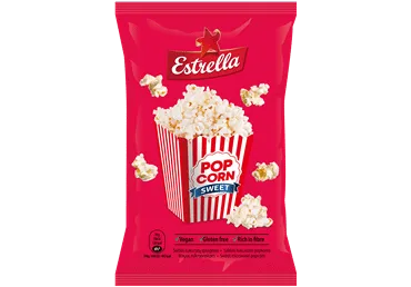 Popkorns Micropopcorn sweet 90g, Estrella