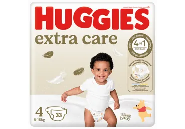 Mähkmed Extra Care 4 8-16kg, HUGGIES, 33tk
