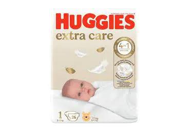 Mähkmed HUGGIES Extra Care S1 2-5kg 26tk