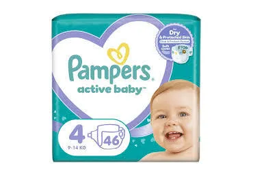 Mähkmed PAMPERS Act.Baby S4 9-14kg,46tk