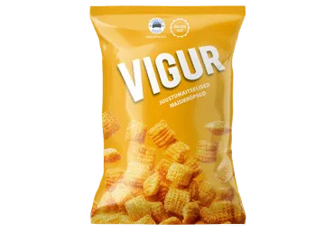 Maisikrõpsud juustumaitselised VIGUR90g