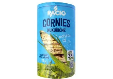 Galetes Racio kukurūzas plācenīši ar jūras sāli 115g