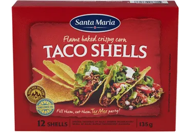 Maisitaskud Taco Shells SANTA MARIA 135g