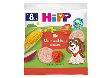 Maisivahvlid maasika.HIPP 23g 8k