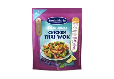 Āzijas garšviela vistas gaļas vok ēdienam 30G, Santa Maria