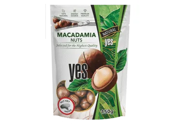 Makadaamiapähklid naturaalsed YES 150g