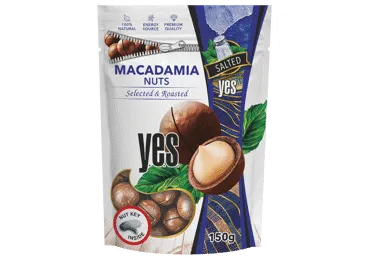 Makadāmijas rieksti Yes grauzd., sālīti 150g