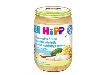 Makaronid kalaga koorekast. HIPP 220g,8k