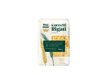 Makaroni WELL DONE Cornetti Rigati 500g