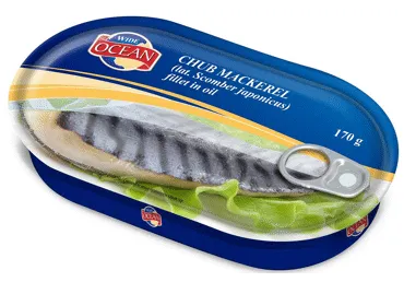 Makreles fileja eļļā WIDE OCEAN 170g